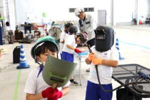 鉄骨工場体験1